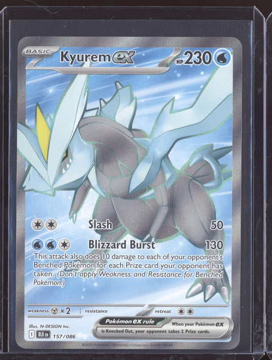 Kyurem EX 2025 Pokemon Black Bolt Ultra Rare 157/086