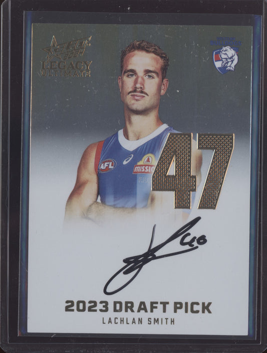 Lachlan Smith 2024 Select Legacy Ultimate Draft Pick Signature Gold RC 64/85
