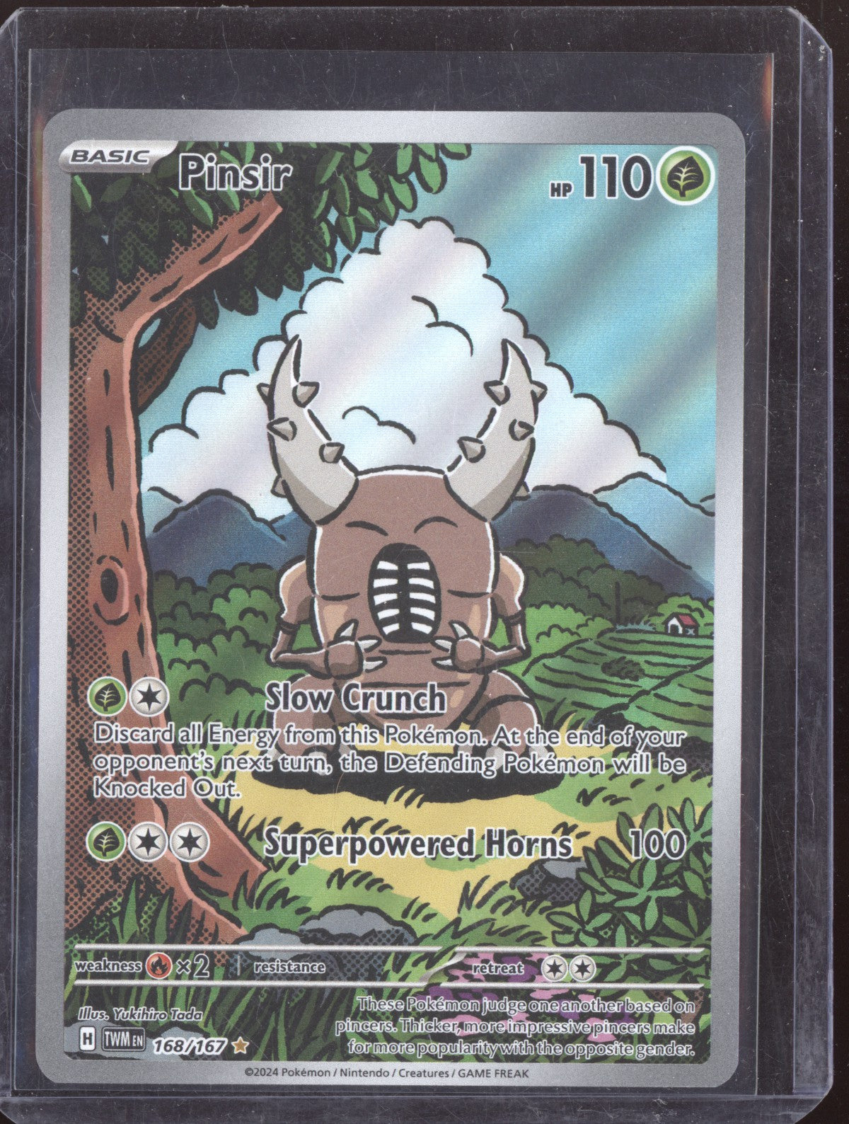 Pinsir 2024 Pokemon Twilight Masquerade Illustration Rare 168/167