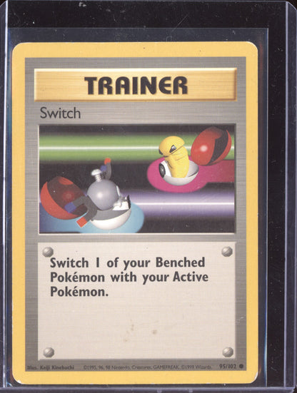 Switch 1999 Pokemon Base Set Common 95/102
