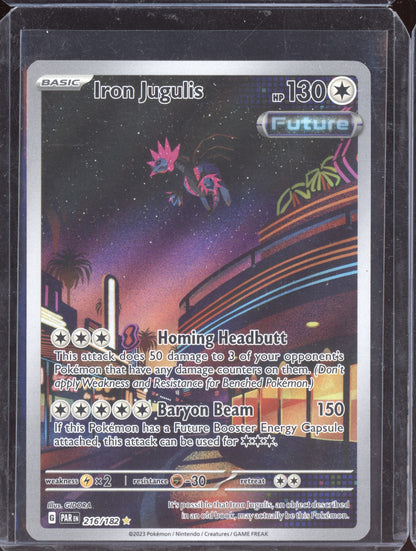 Iron Jugulis 2023 Pokemon Paradox Rift Illustration Rare 216/182