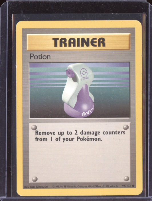 Potion 1999 Pokemon Base Set Common 94/102