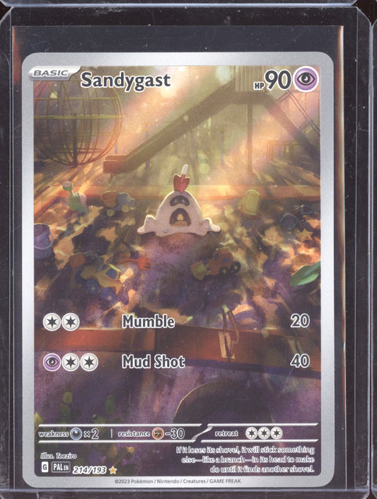 Sandygast 2023 Pokemon Paldea Evolved Illustration Rare 214/193