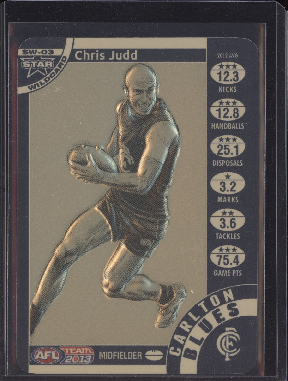 Chris Judd 2013 Teamcoach  Star Wildcard Gold