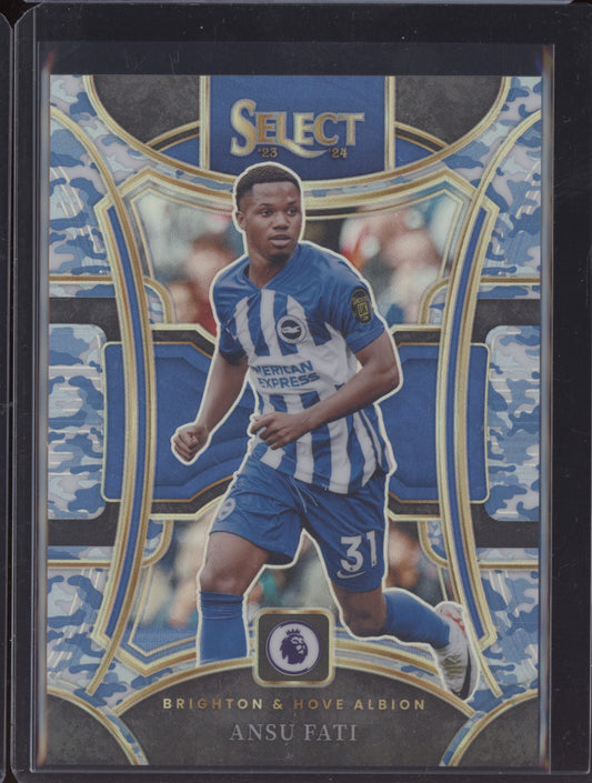 Ansu Fati 2023-24 Panini Select Premier League Winter Camo 38/110