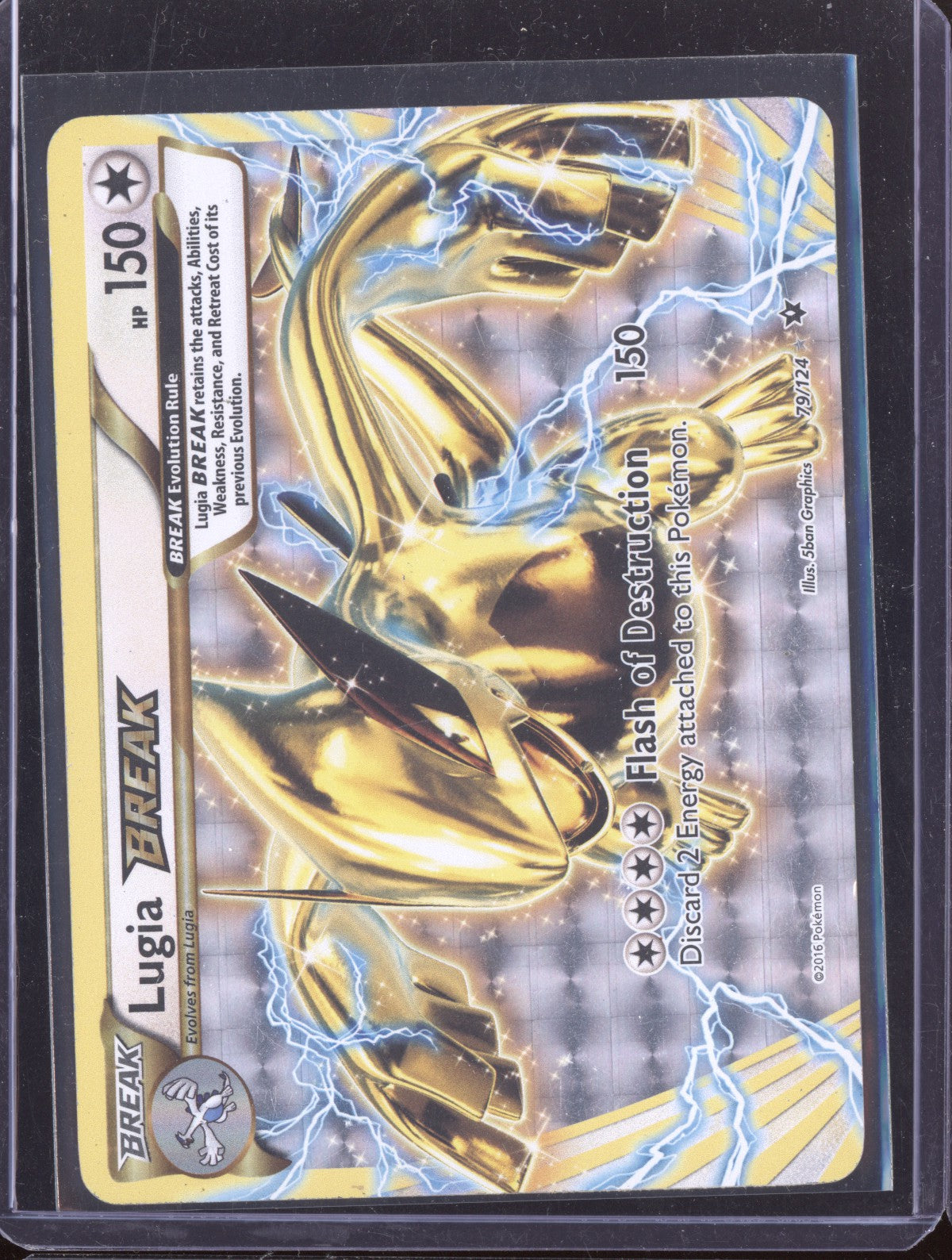 Lugia BREAK 2016 Pokemon Fates Collide Rare BREAK 079/124
