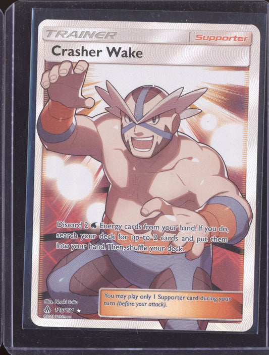Crasher Wake 2018 Pokemon Forbidden Light Ultra Rare 129/131