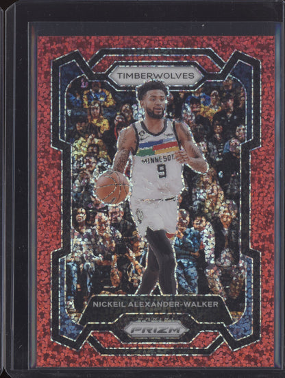 Nickeil Alexander-Walker 2023-24 Panini Prizm Red Sparkle
