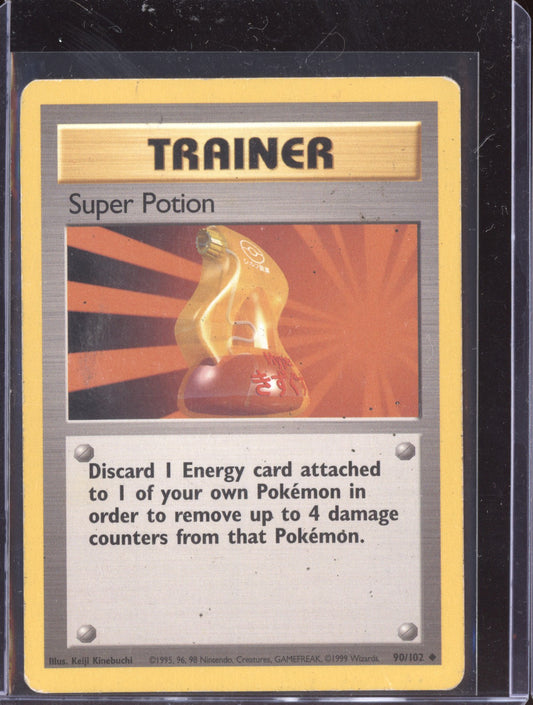 Super Potion 1999 Pokemon Base Set Uncommon 090/102
