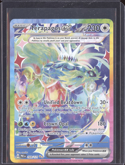 Terapagos ex 2025 Pokemon Prismatic Evolutions Special Illustration Rare 169/131