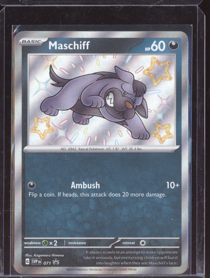 Maschiff 2024 Pokemon Scarlet & Violet Promos Promo 071