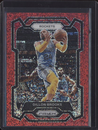 Dillon Brooks 2023-24 Panini Prizm Red Sparkle