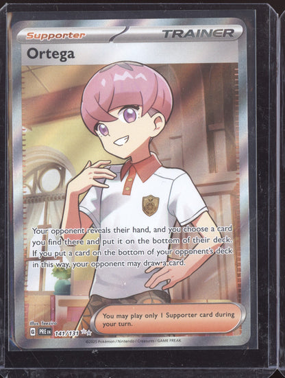 Ortega 2025 Pokemon Prismatic Evolutions Ultra Rare 141/131