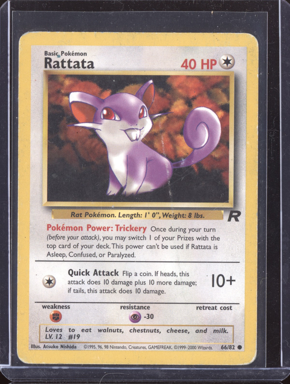 Rattata 2000 Pokemon Team Rocket Common 066/82
