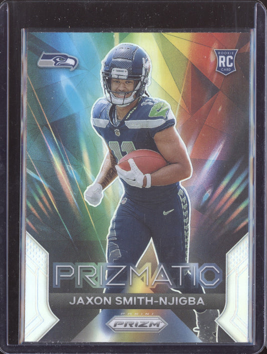 Jaxon Smith-Njigba 2023 Panini Prizm Prizmatic Silver RC