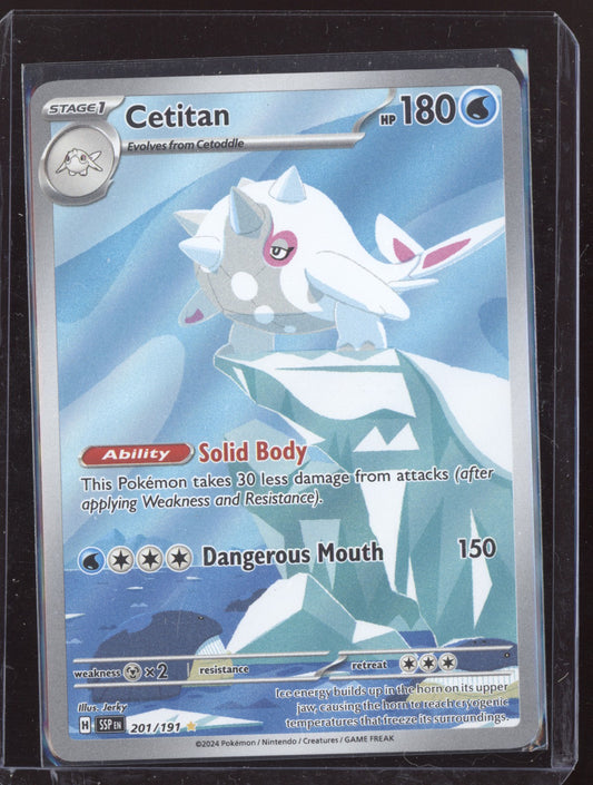 Cetitan 2024 Pokemon Surging Sparks Illustration Rare 201/191