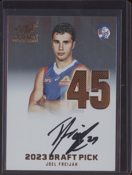 Joel Freijah 2024 Select Legacy Ultimate Draft Pick Signature Copper RC 137/175