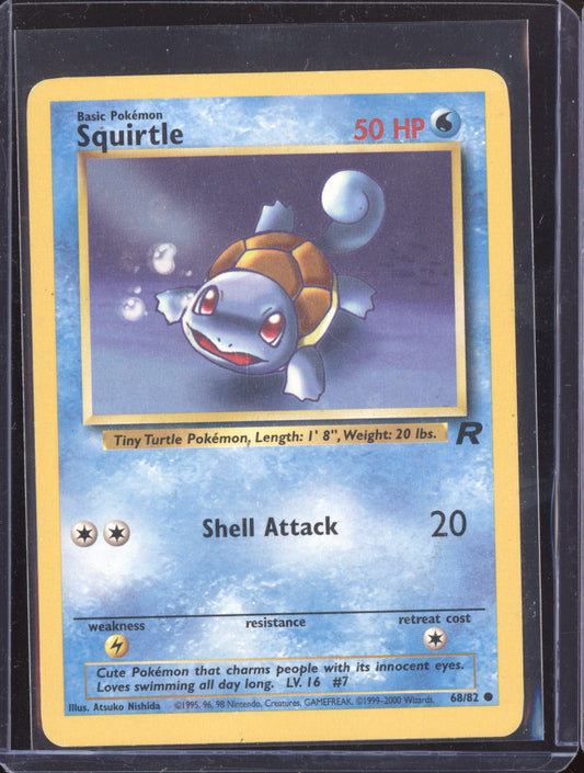 Squirtle 2000 Pokemon Team Rocket Common 068/82