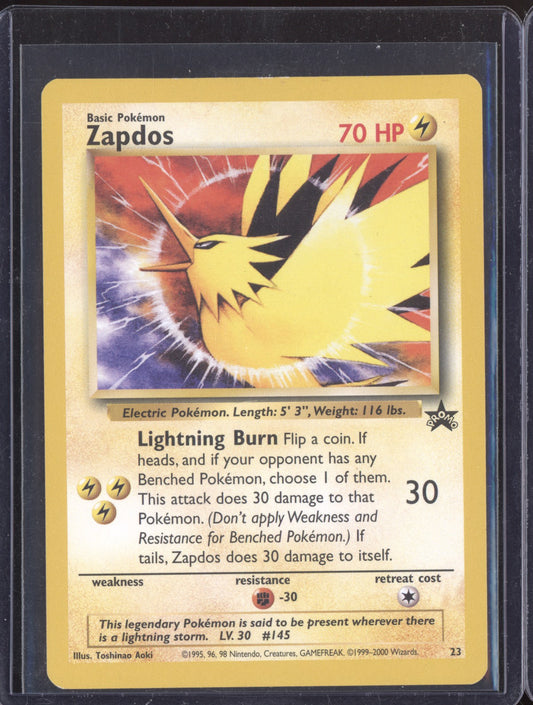 Zapdos 2000 Pokemon Wizards Black Star Promos Promo 023