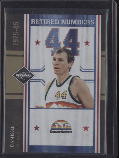 Dan Issel 2010-11 Panini Limited Retired Numbers Gold Spotlight 10/24