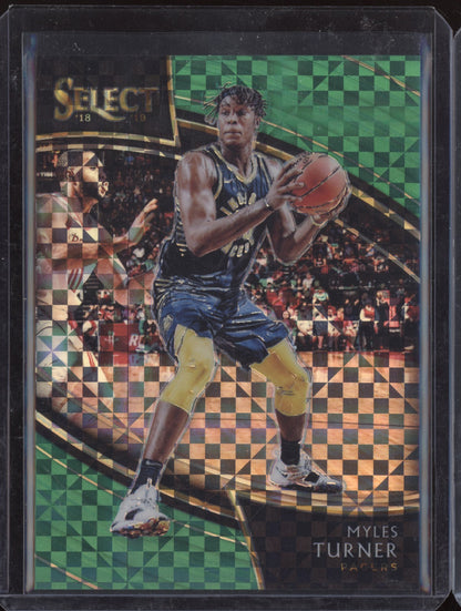 Myles Turner 2018-19 Panini Select Green Courtside 5/5