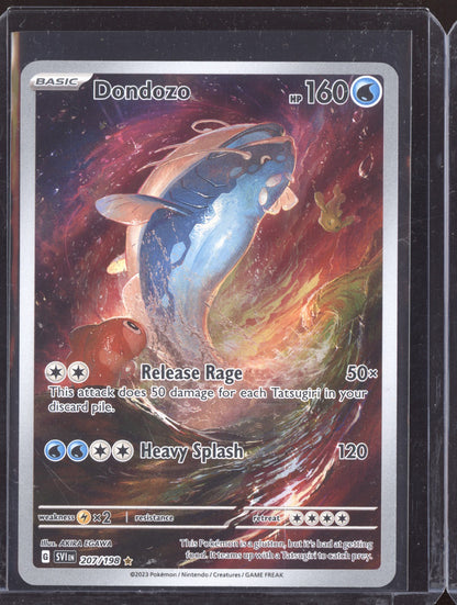 Dondozo 2023 Pokemon Scarlet & Violet Illustration Rare 207/198