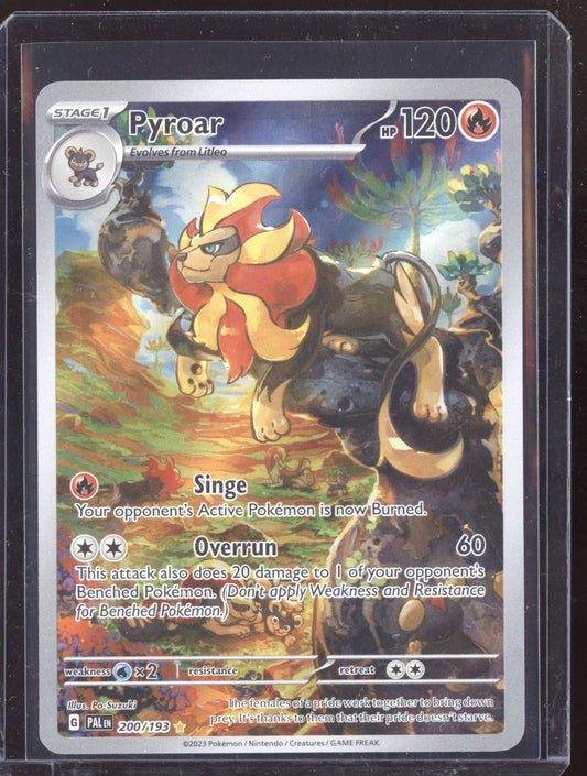 Pyroar 2023 Pokemon Paldea Evolved Illustration Rare 200/193