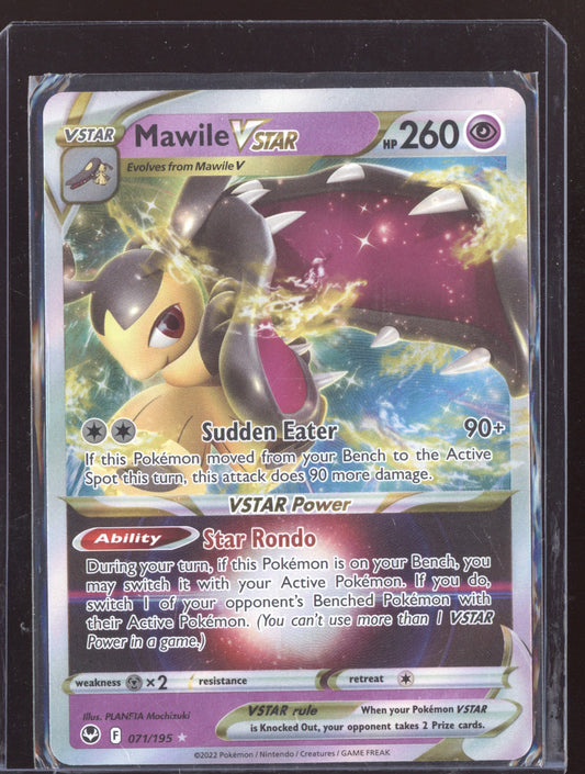 Mawile VSTAR 2022 Pokemon Silver Tempest Holo Rare VSTAR 071/195
