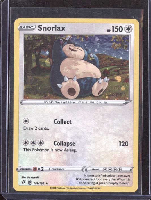 Snorlax Pokemon 141/192 Cosmos Holo