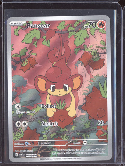 Pansear 2025 Pokemon White Flare Illustration Rare 099/086