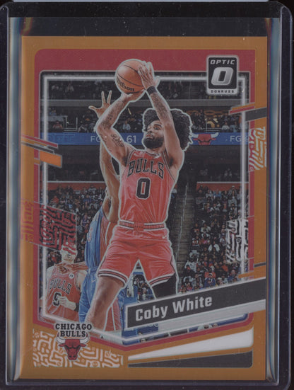 Coby White 2023-24 Panini Donruss Optic Orange 95/199
