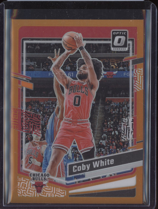 Coby White 2023-24 Panini Donruss Optic Orange 95/199