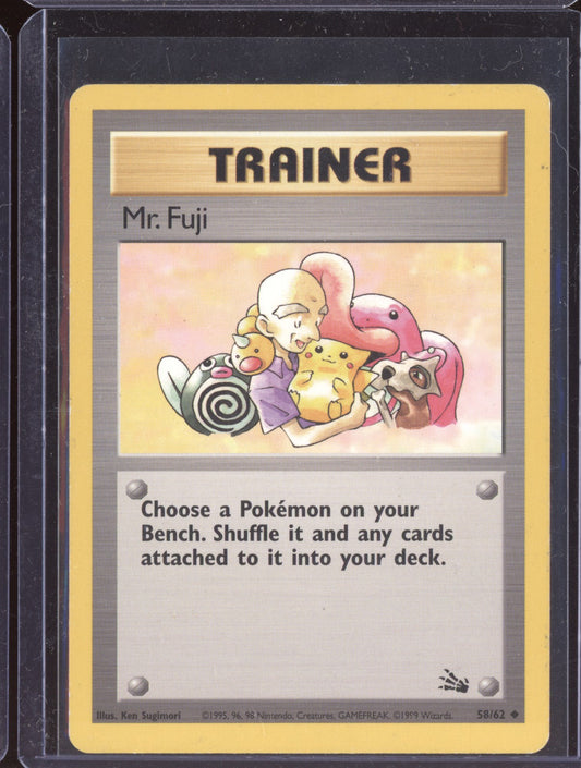 Mr. Fuji 1999 Pokemon Fossil Uncommon 058/62