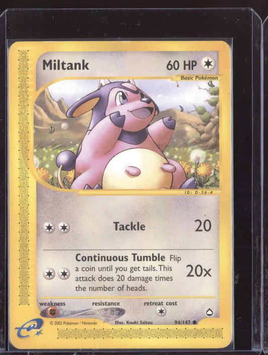 Miltank 2003 Pokemon Aquapolis Common 094/147