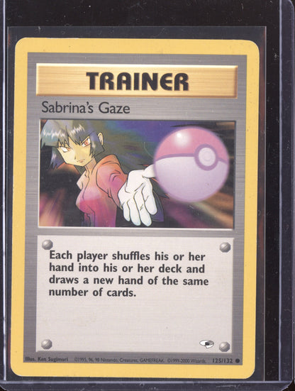 Sabrinas Gaze 2000 Pokemon Gym Heroes Common 125/132