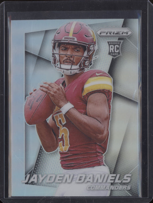 Jayden Daniels 2024 Panini Prizm Throwback Silver RC