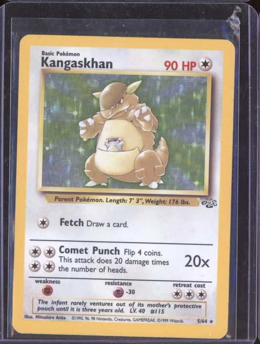 Kangaskhan 1999 Pokemon Jungle Rare Holo 005/64