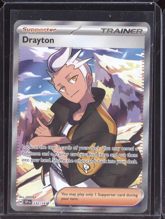 Drayton 2024 Pokemon Surging Sparks Ultra Rare 232/191