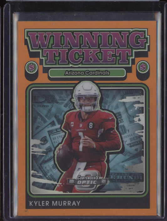 Kyler Murray 2021 Panini Contenders Optic Winning Ticket Orange 43/50