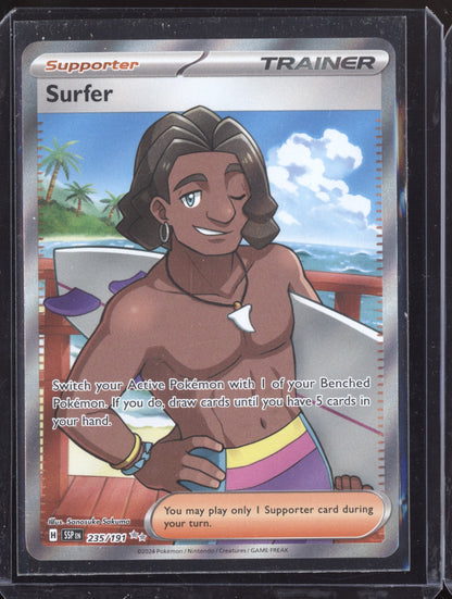 Surfer 2024 Pokemon Surging Sparks Ultra Rare 235/191