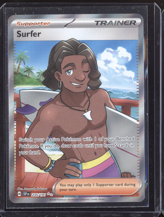 Surfer 2024 Pokemon Surging Sparks Ultra Rare 235/191
