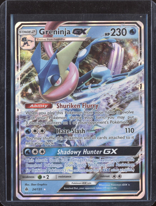 Greninja-GX 2018 Pokemon Forbidden Light Rare Holo 024/131