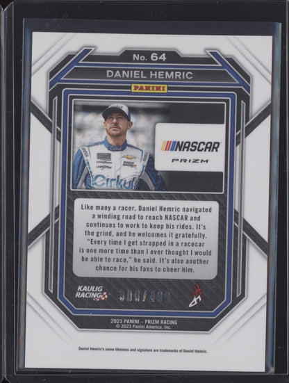 Daniel Hemric 2023 Panini Prizm Racing Blue 308/499