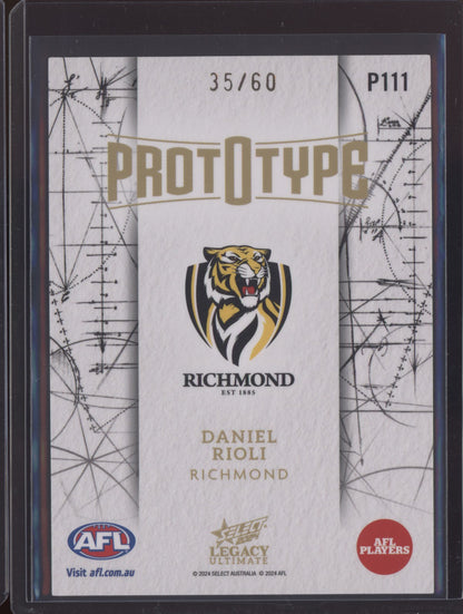 Daniel Rioli 2024 Select Legacy Ultimate Prototype 35/60