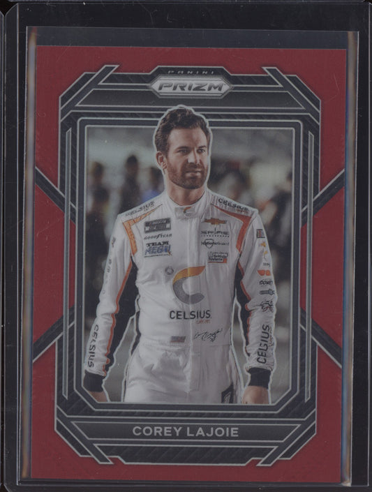 Corey Lajoie 2023 Panini Prizm Racing Red