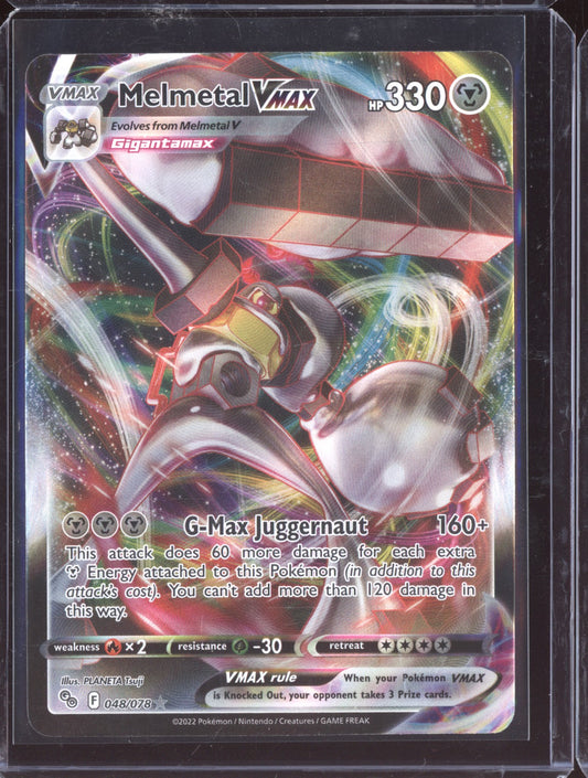 Melmetal VMAX 2022 Pokemon PokÃ©mon GO Holo Rare VMAX 048/078