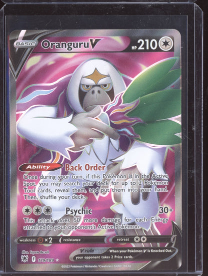 Oranguru V 2022 Pokemon Astral Radiance Ultra Rare 179/189