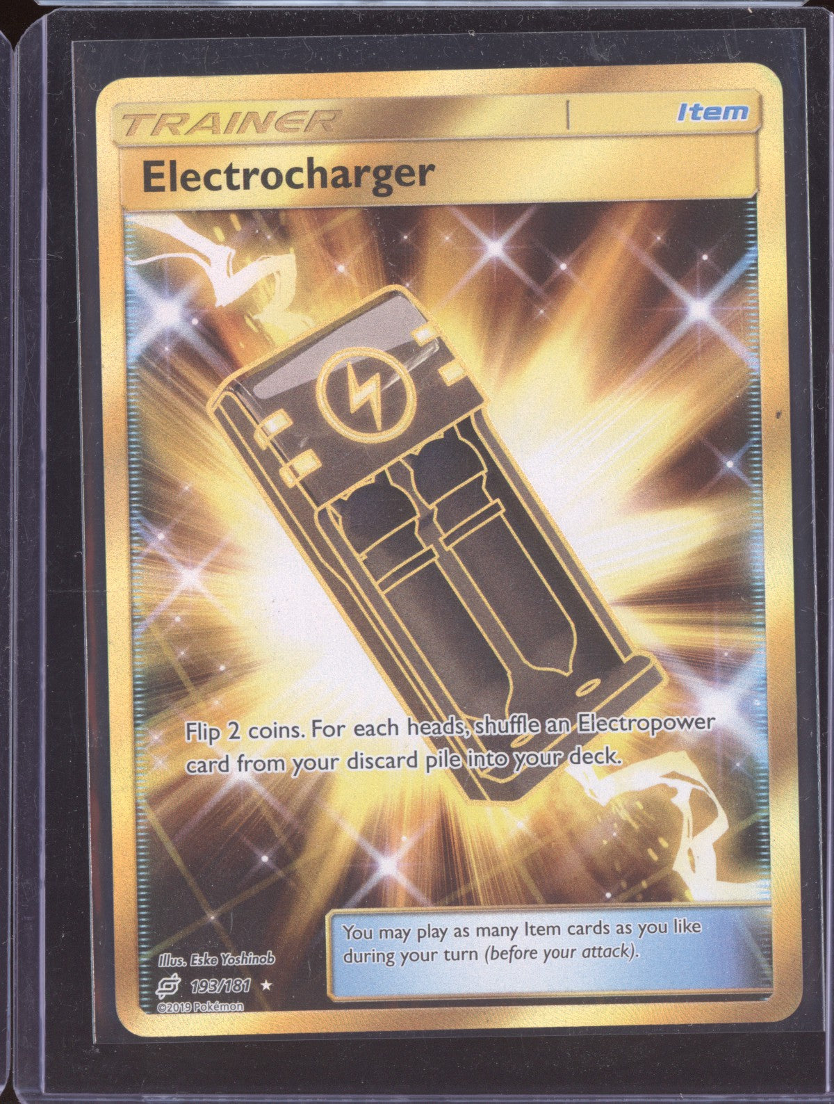 Electrocharger 2019 Pokemon Team Up Rare Secret 193/181