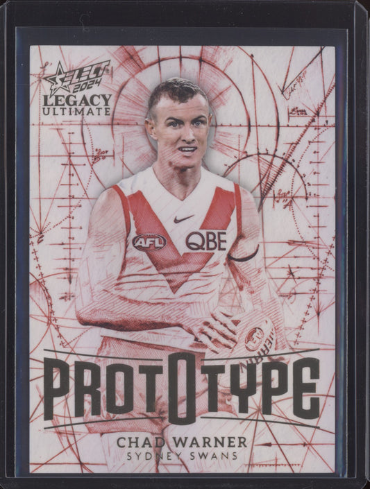 Chad Warner 2024 Select Legacy Ultimate Prototype 32/60