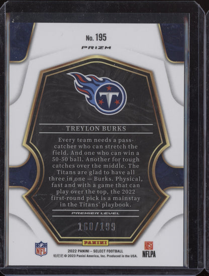 Malik Willis 2022 Panini Select Tri-Color RC 160/199